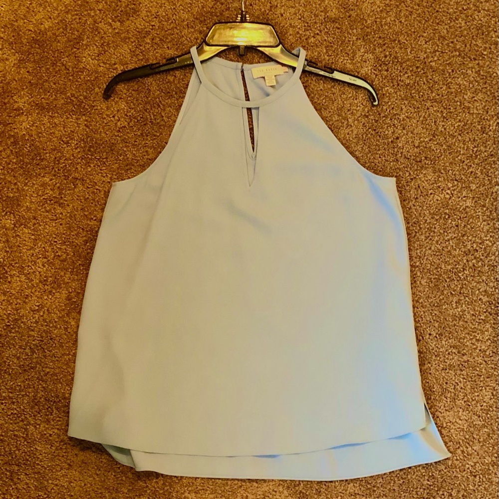 Ted baker light blue blouse